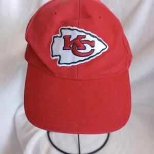 Kansas City Chiefs Strap Back Hat NFL Arrowhead Football Athletic Cap  One Size